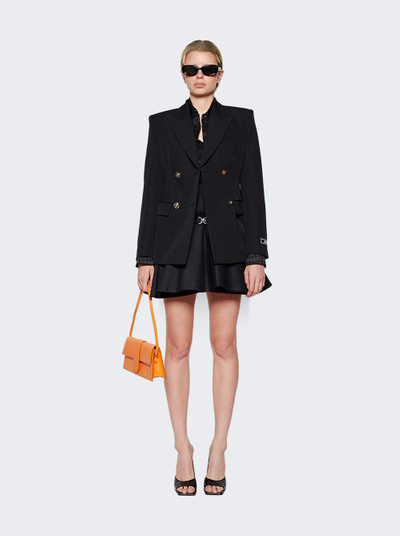 VERSACE Grain De Pourde Informal Jacket Black outlook