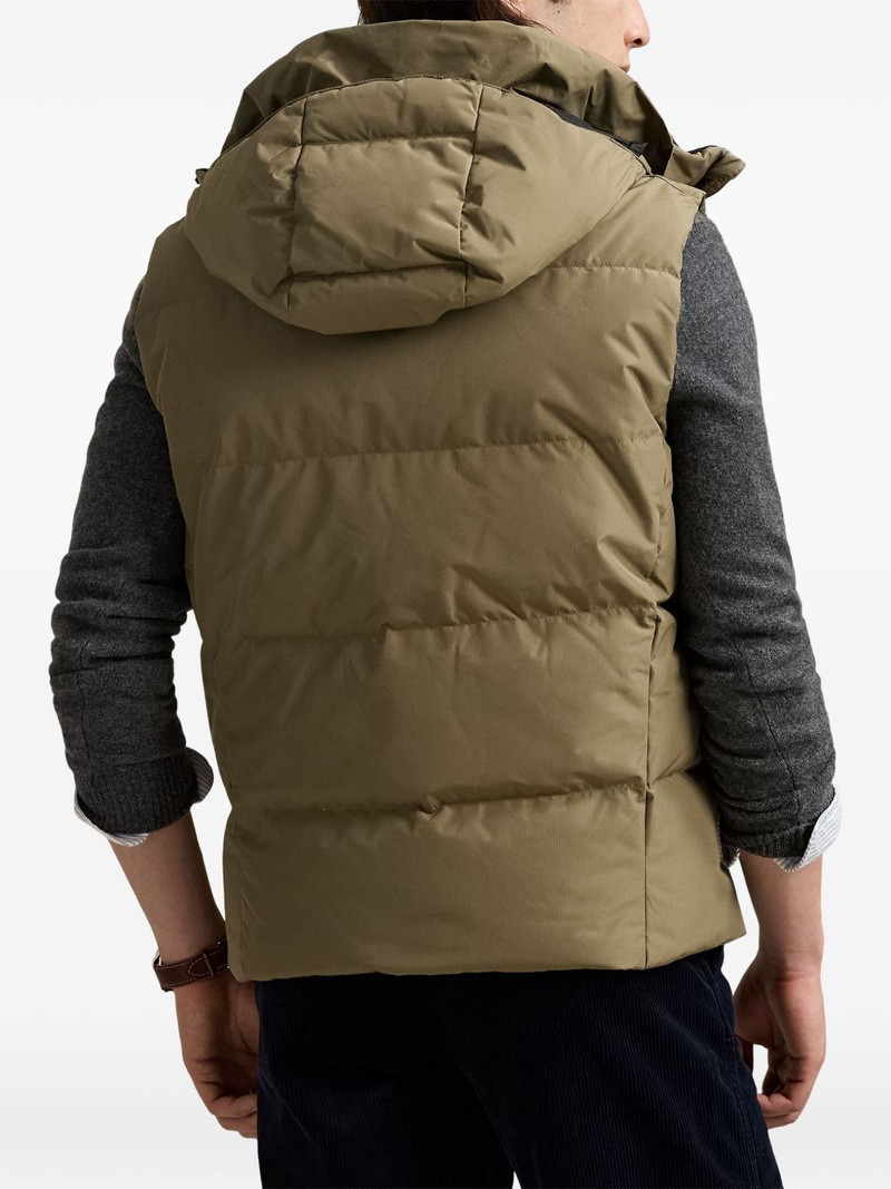 hooded quilted gilet 4