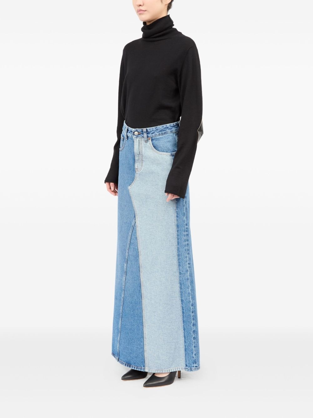 cotton denim skirt - 6