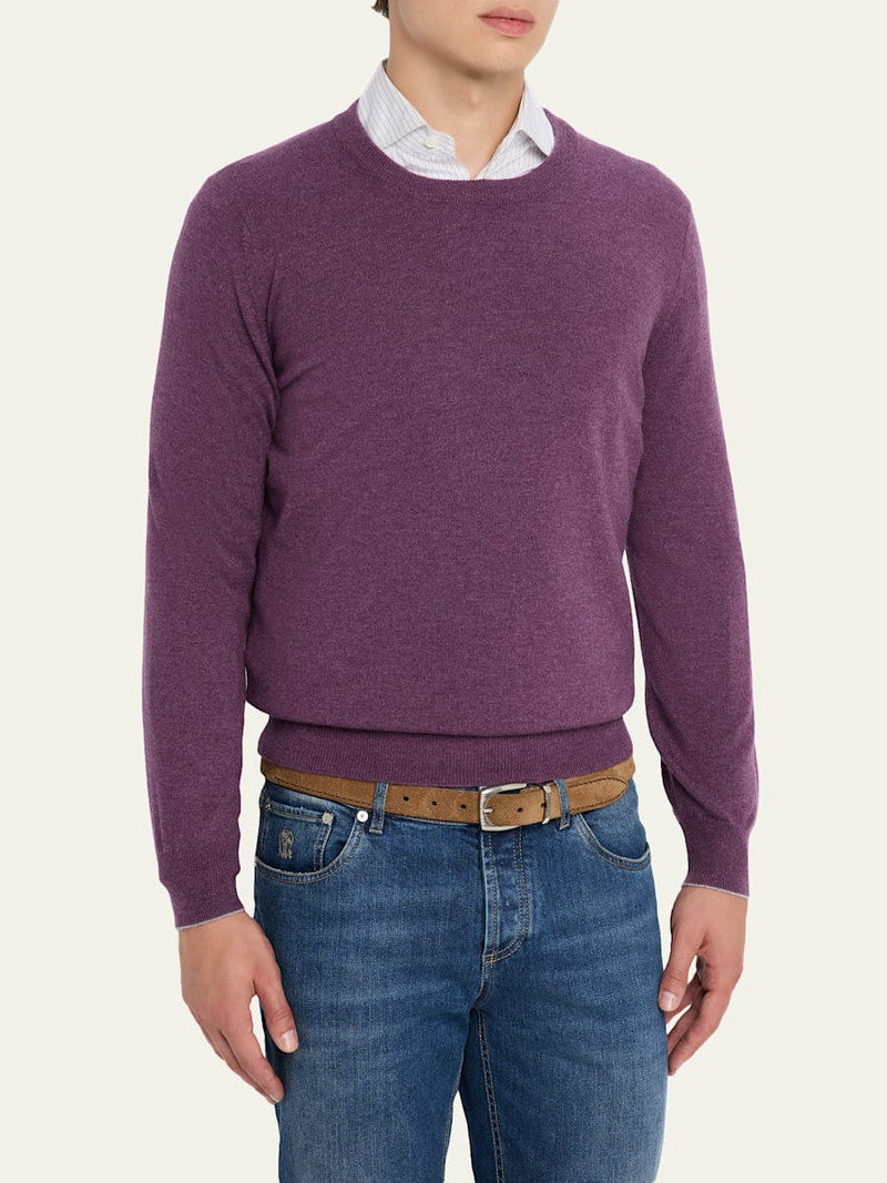 Men's Cashmere Crewneck Sweater 4