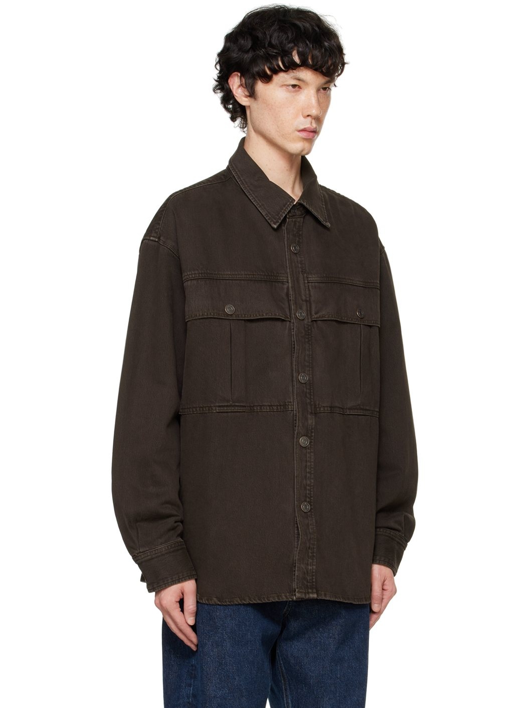 Brown Axel Denim Shirt - 2
