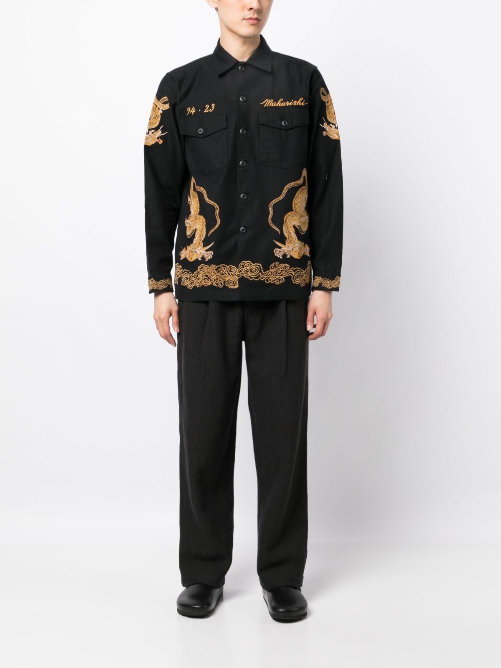 Loose Deck textured trousers - 2