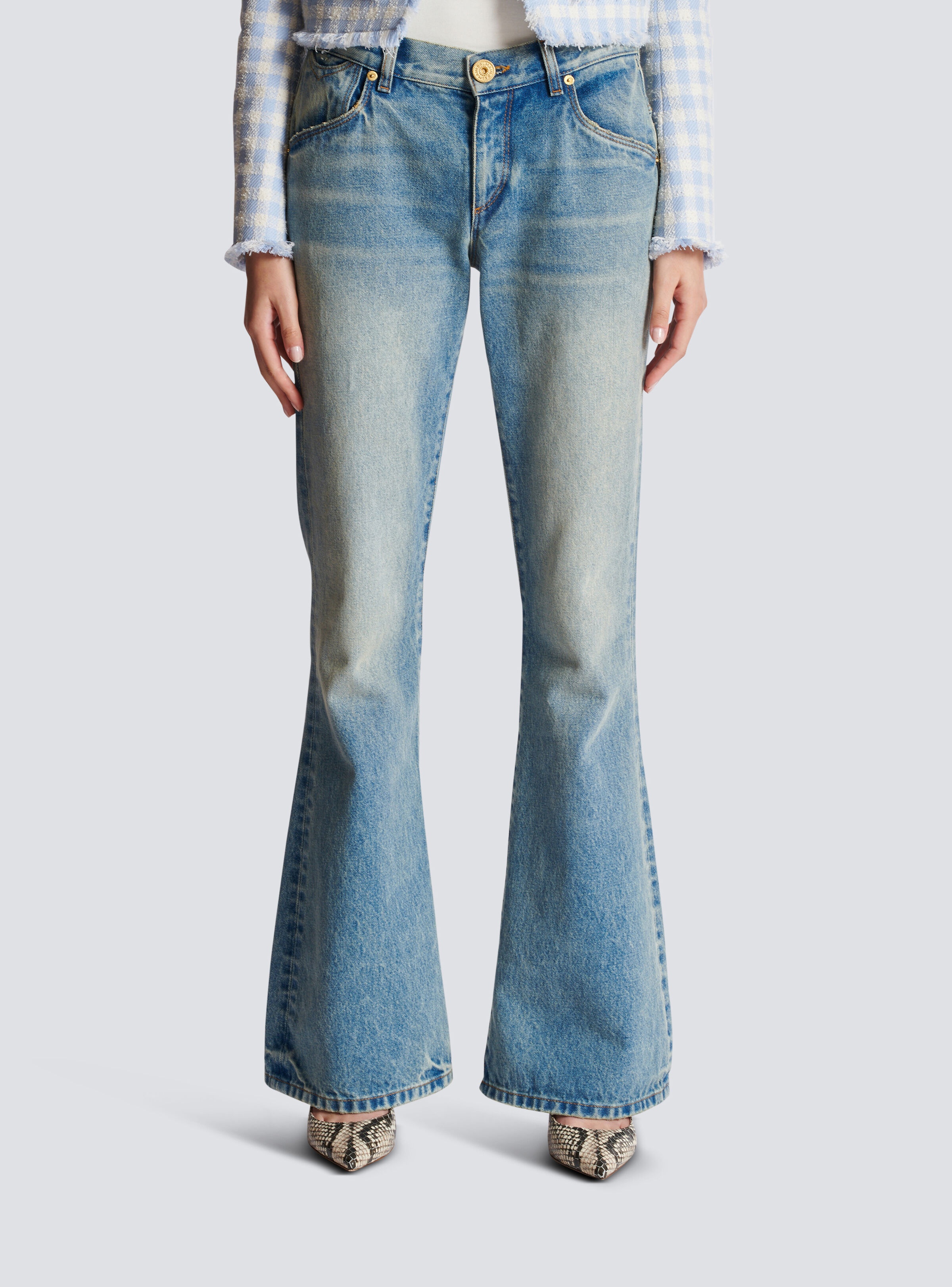 Western bootcut denim jeans - 5