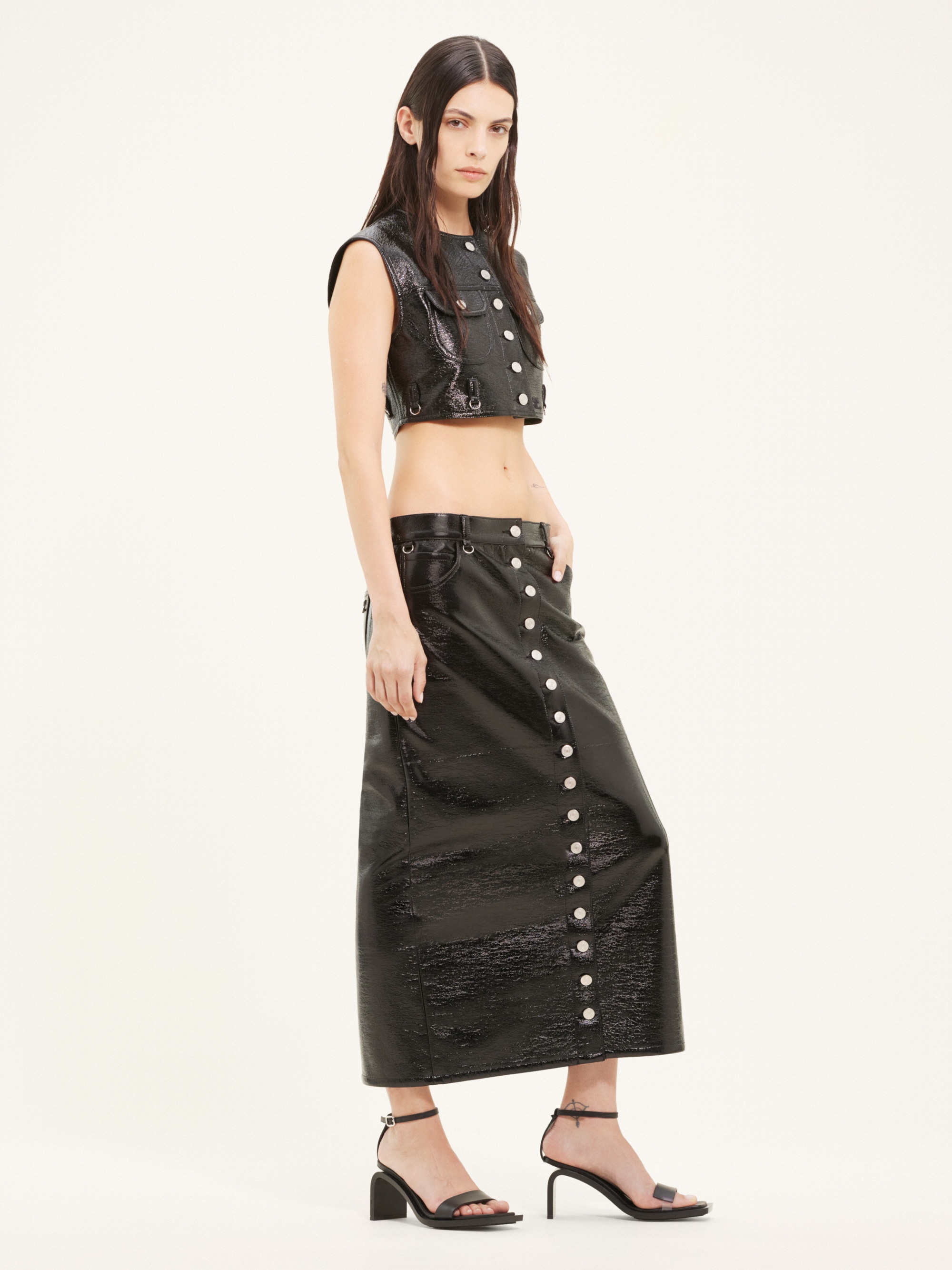 MULTIFLEX VINYL CROPPED VEST - 3
