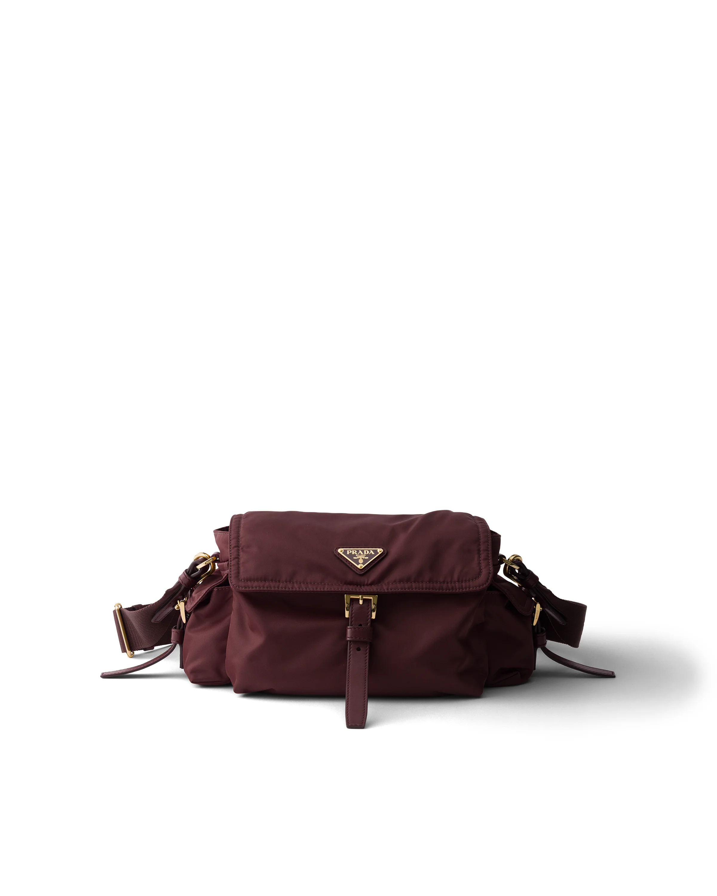 Prada Explore medium Re-Nylon shoulder bag with flap - 1