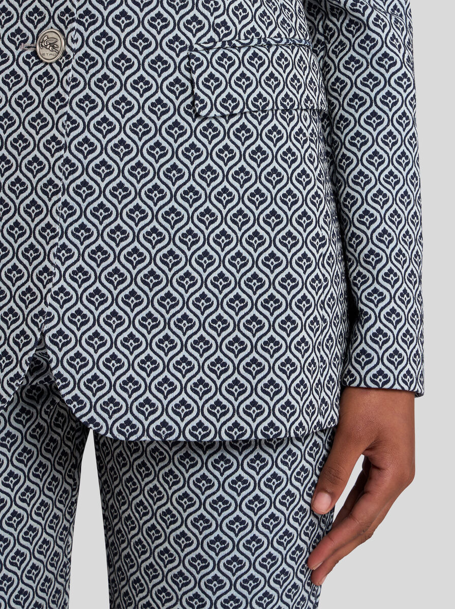 SINGLE-BREASTED JACQUARD JACKET - 2