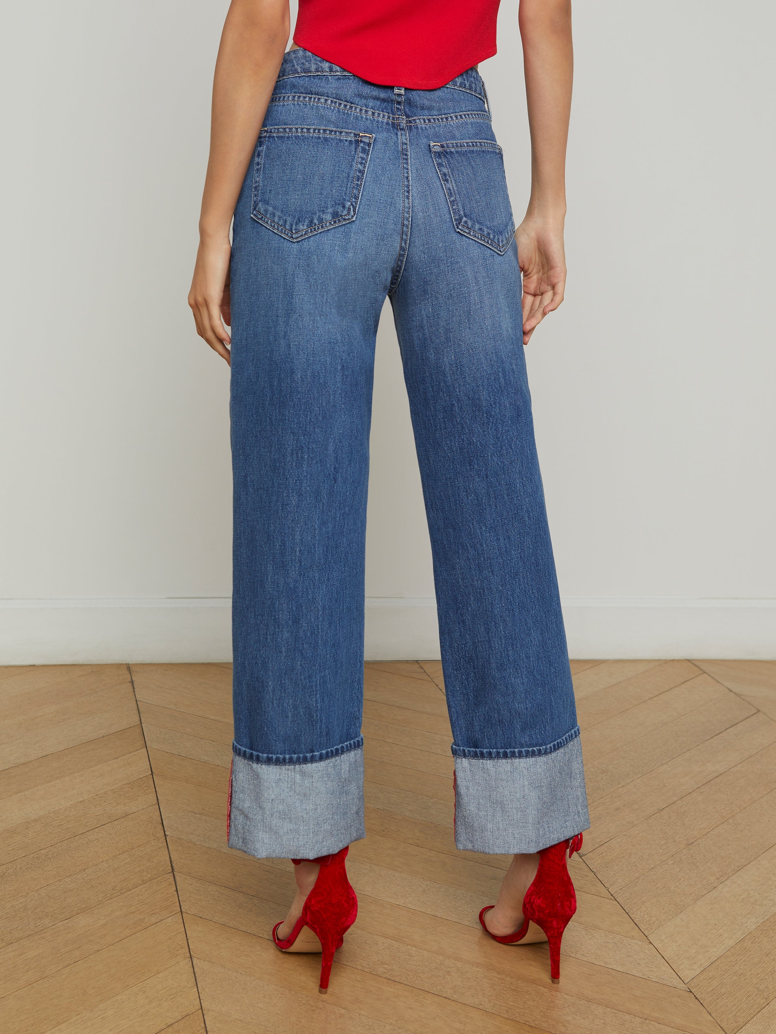Leighton Cuffed Stovepipe Jean - 5