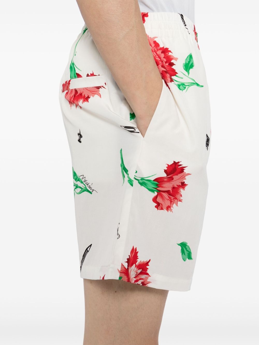 floral-print shorts - 5