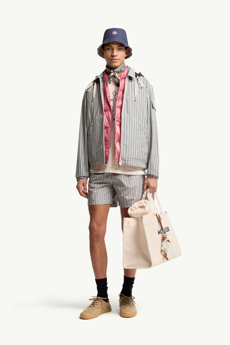 Moncler Striped Swim Shorts outlook