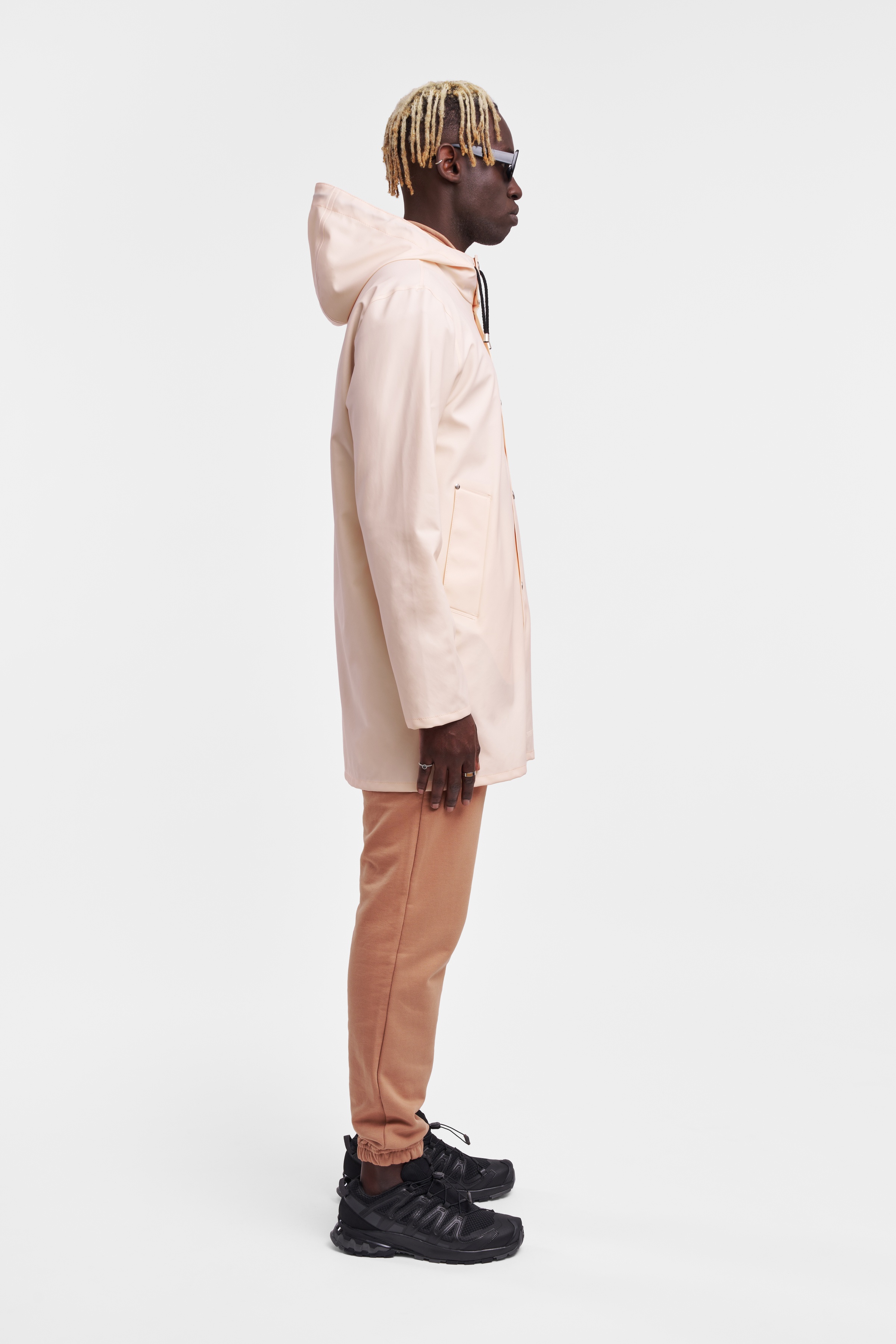 Stockholm Lightweight Raincoat Peach - 3