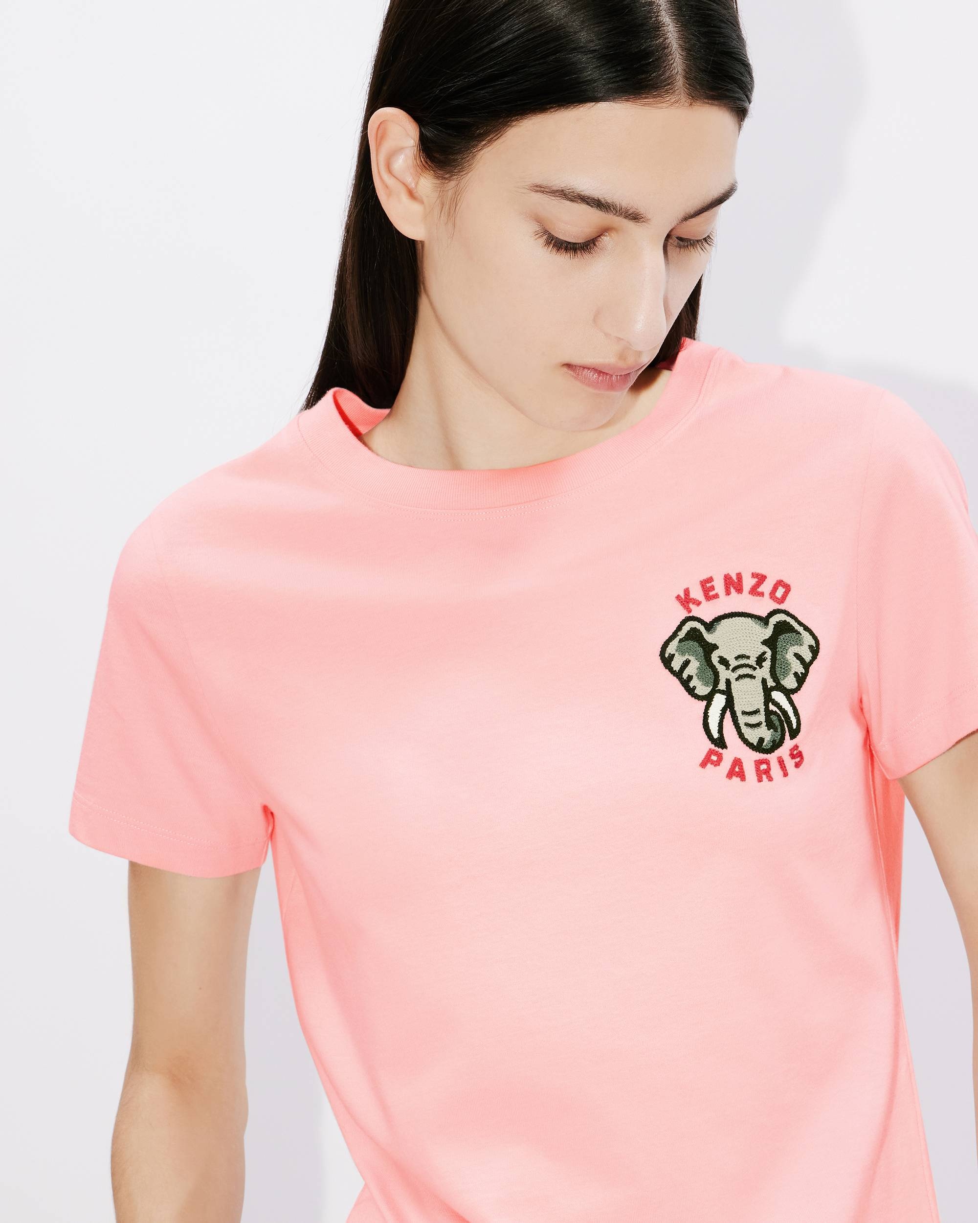 'KENZO Elephant Crest' embroidered T-shirt - 6