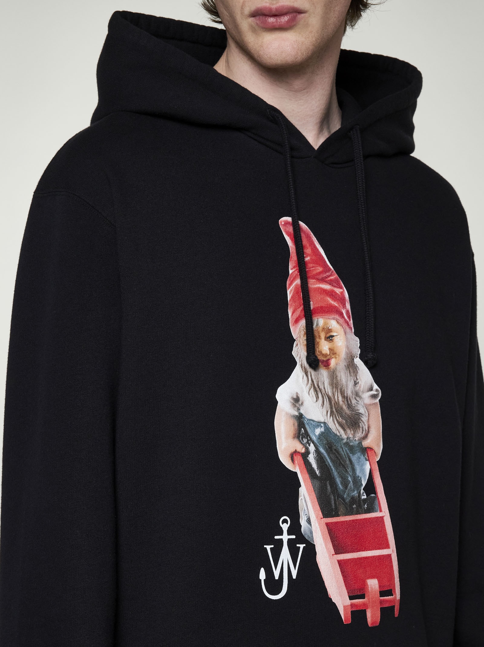パーカー・フーディ Jw Anderson Gnome Sweatshirt Gnome Trio cotton hoodie in beige - JW Anderson | Mytheresa