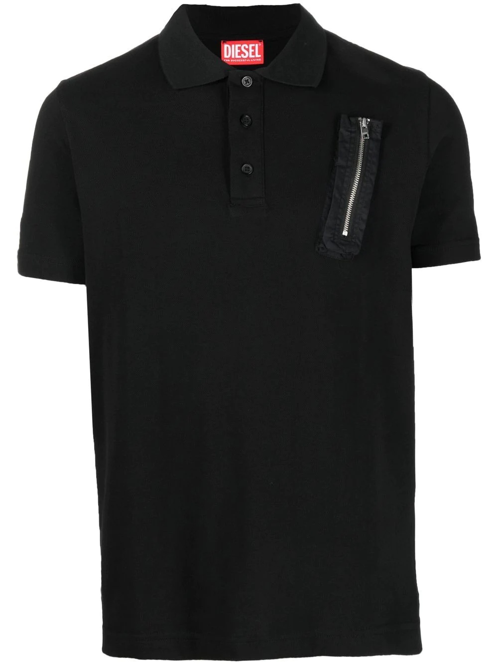 zip-pocket polo shirt - 1