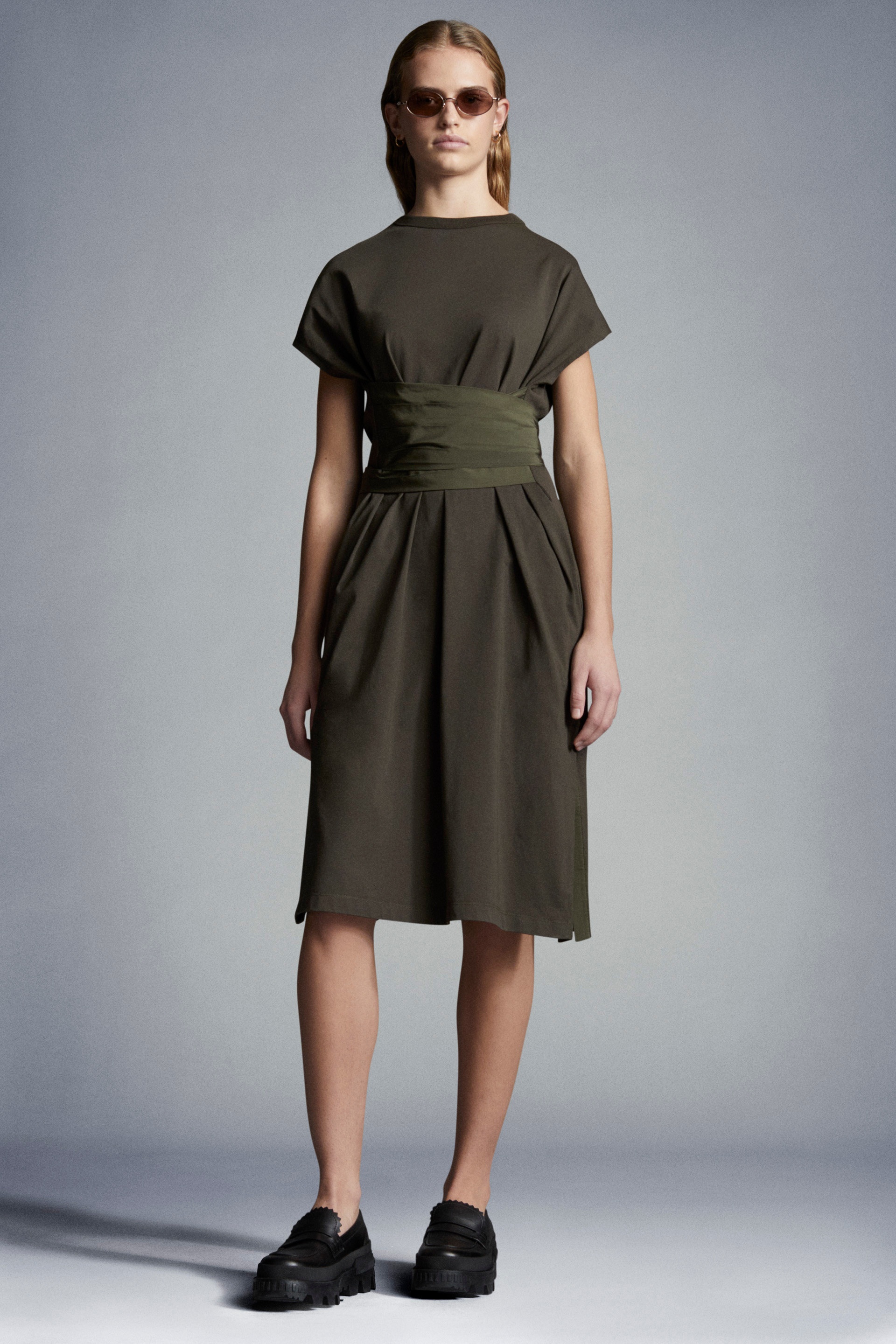 Belted Midi Dress - 2
