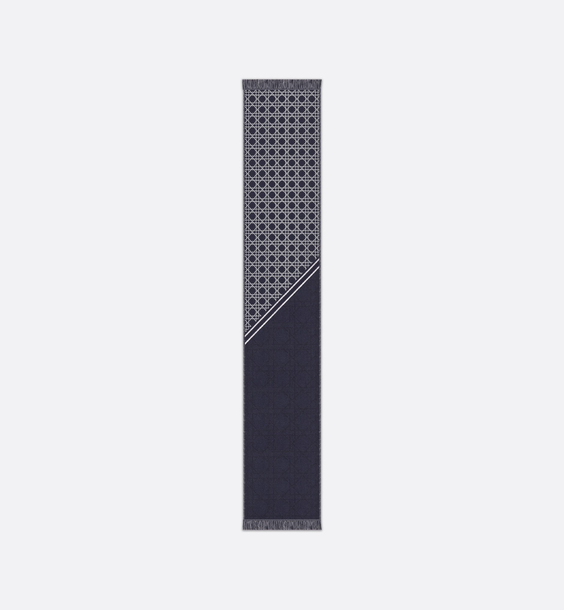 Striped Cannage Scarf - 7