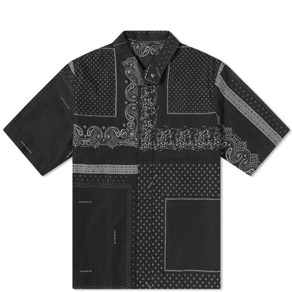 Givenchy Bandana Print Zip Shirt - 1