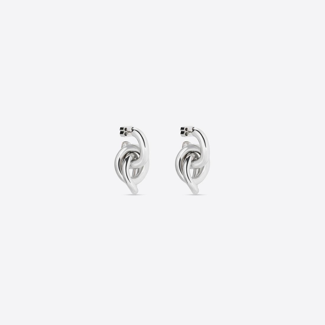 Women's Loop Triple Earrings in Silver - 2