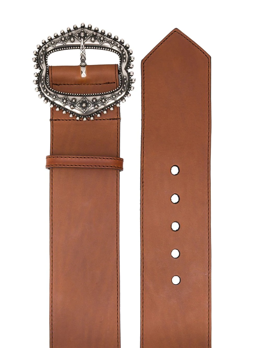 ornate buckle belt - 2