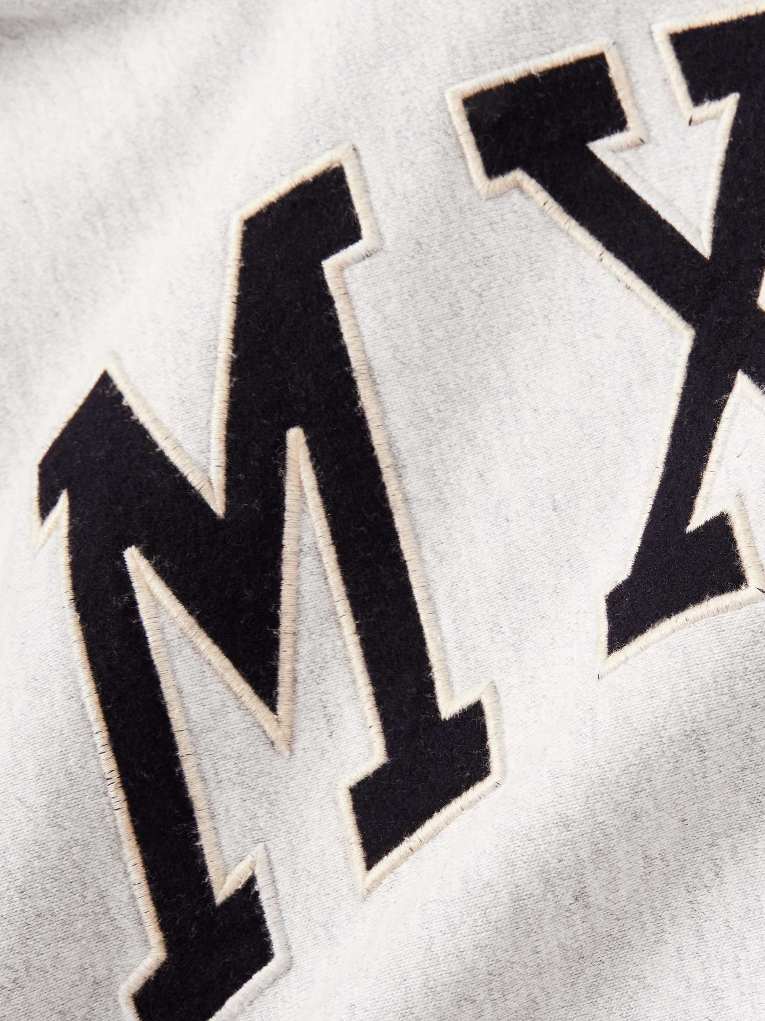MX6 Logo-Appliquéd Cotton-Jersey Hoodie - 4
