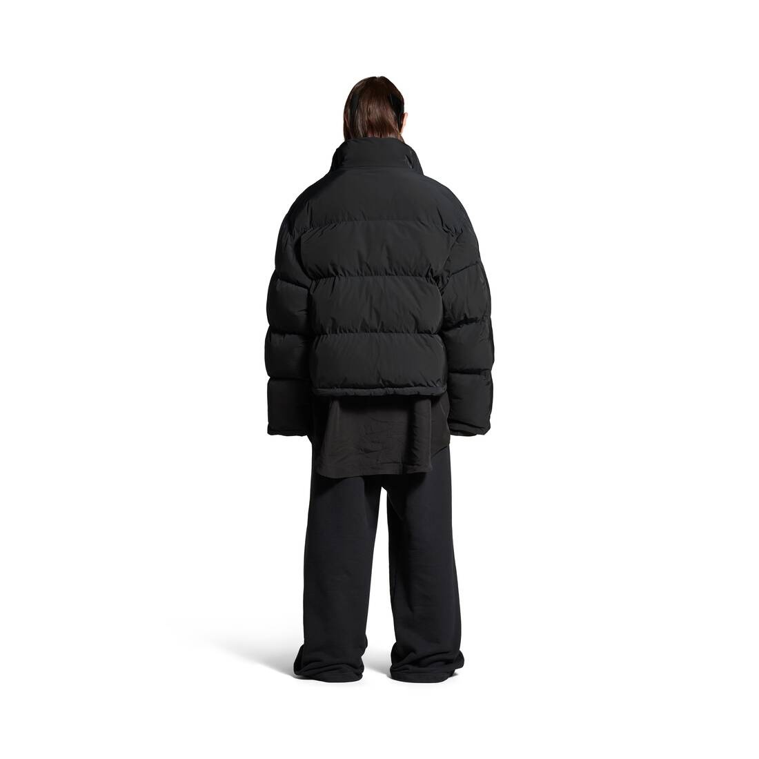 Men's Loop Sports Icon Reversible Puffer in Black - 6