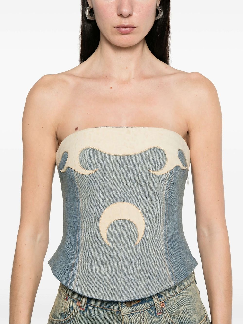 Regenerated denim top - 5