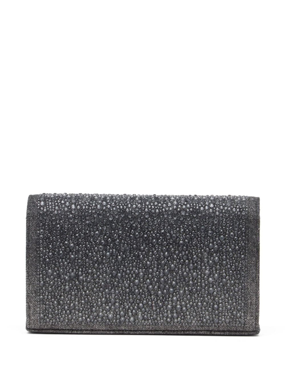 1DR  crystal embellished denim wallet - 2