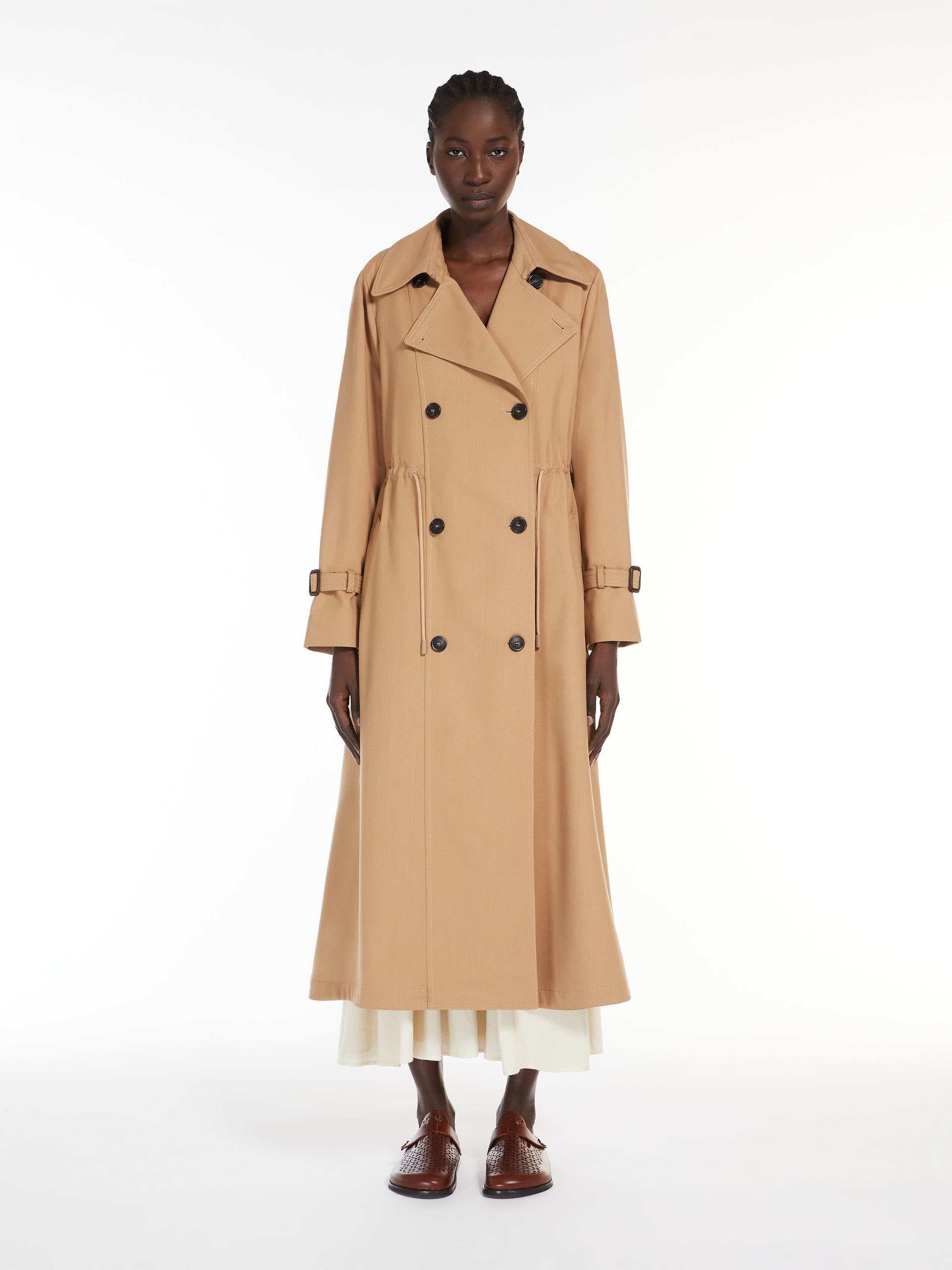 FATUO Wool-blend trench coat - 3