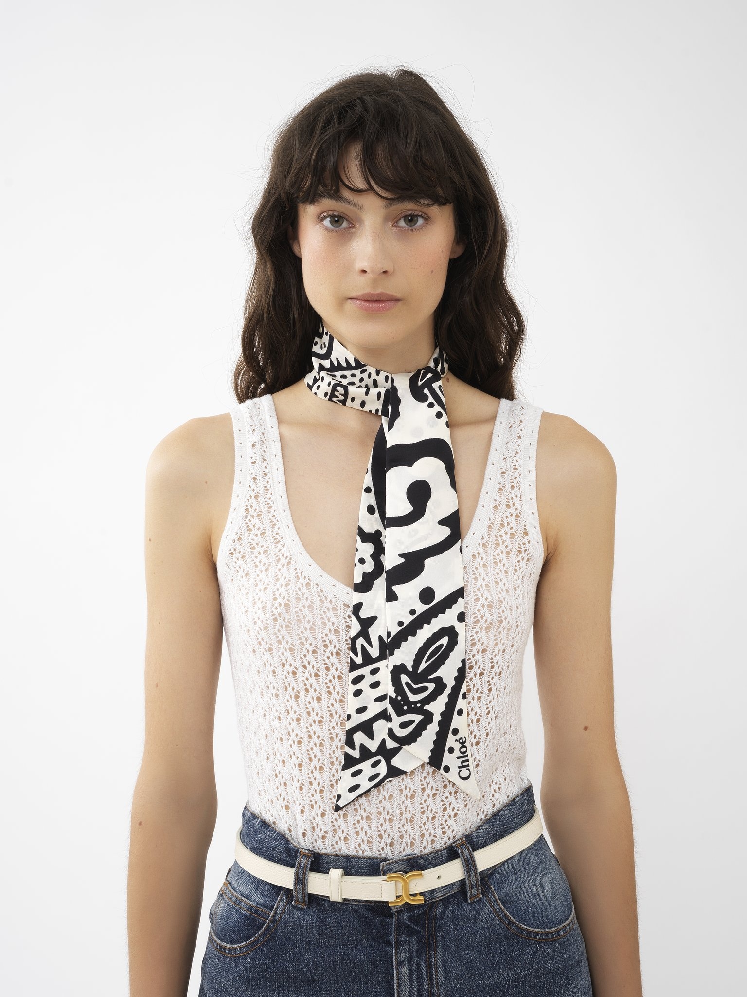 BANDANA PRINT BANDEAU SCARF - 2