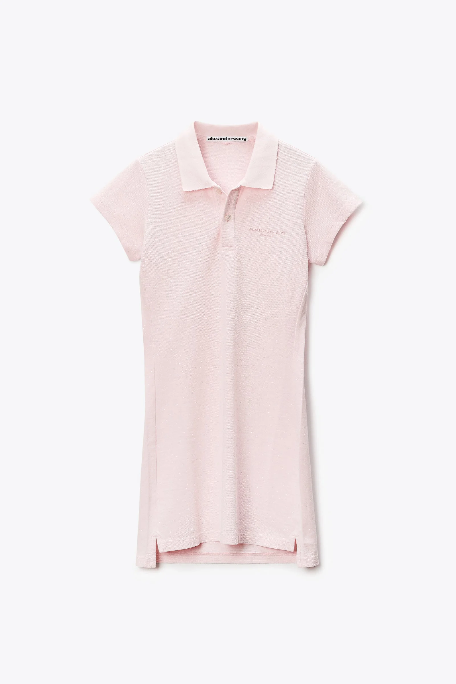 crystal hotfix polo dress - 1
