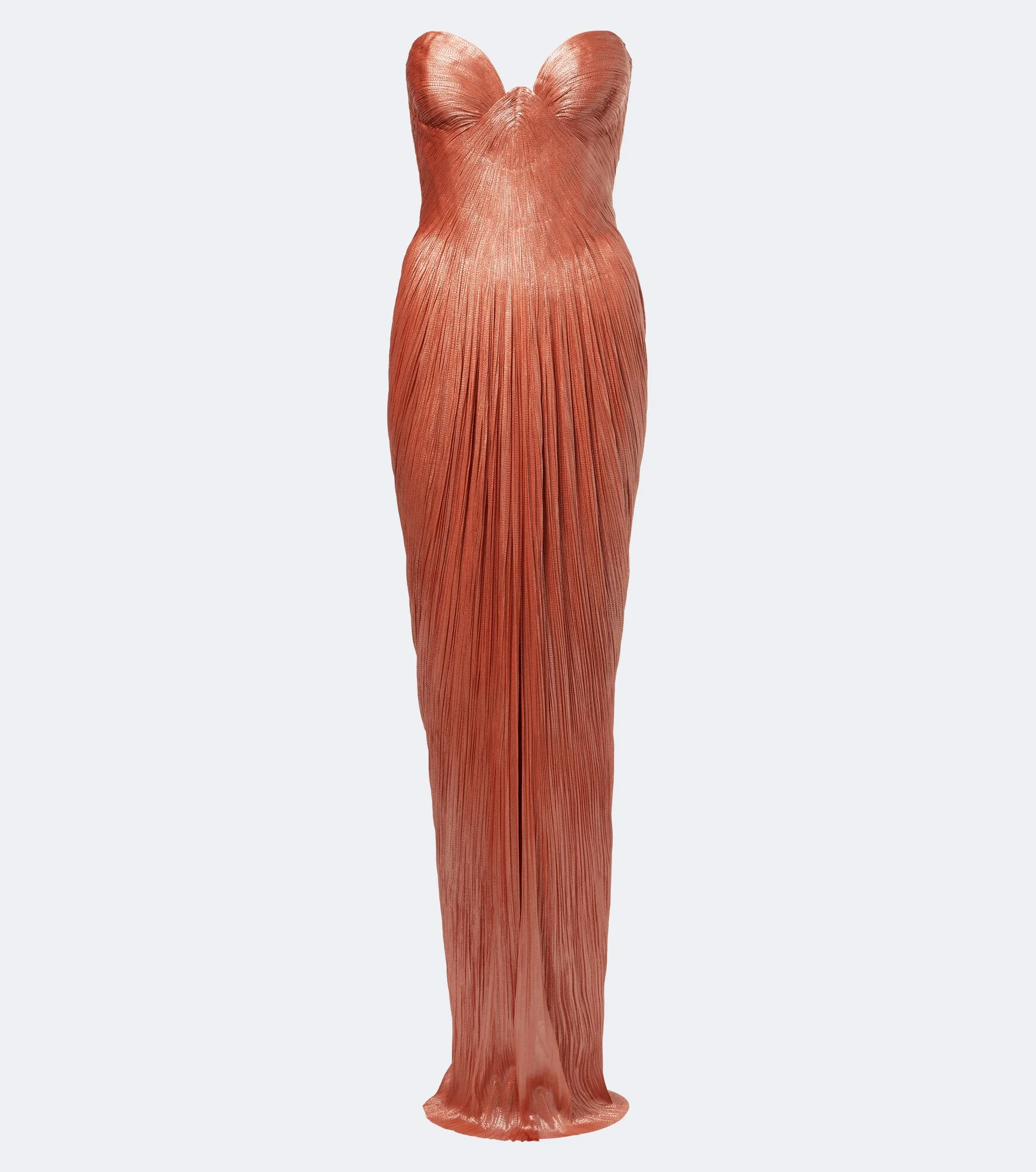 Nadira silk bustier gown - 1