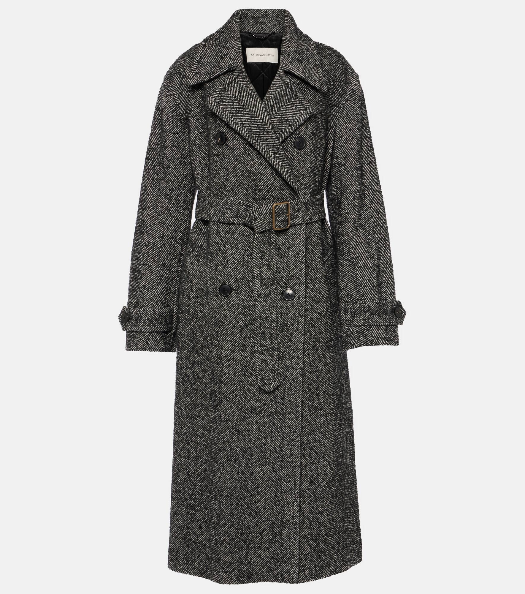 Ronas wool-blend trench coat - 1