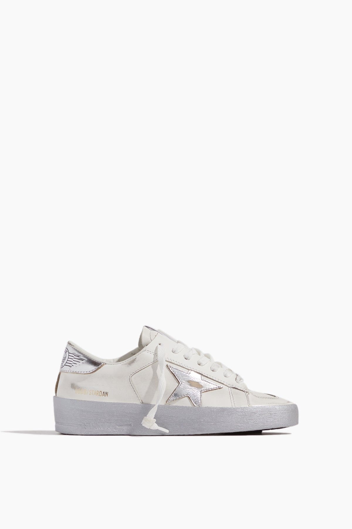 Stardan Sneaker in White/Silver - 1