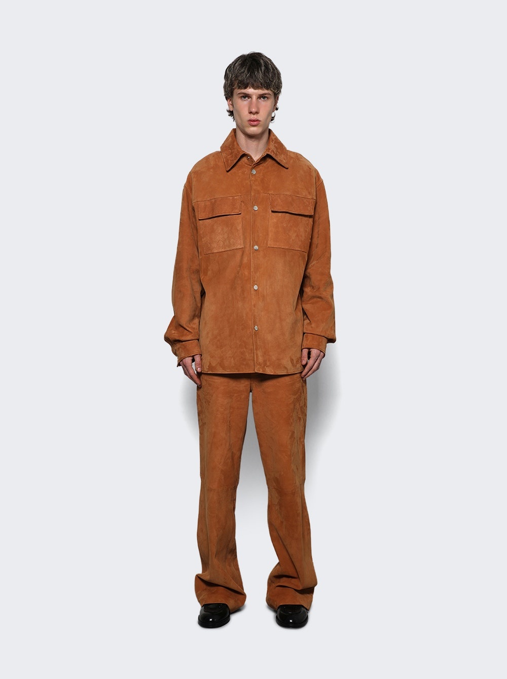 Quad Suede Overshirt Golden Coast - 2