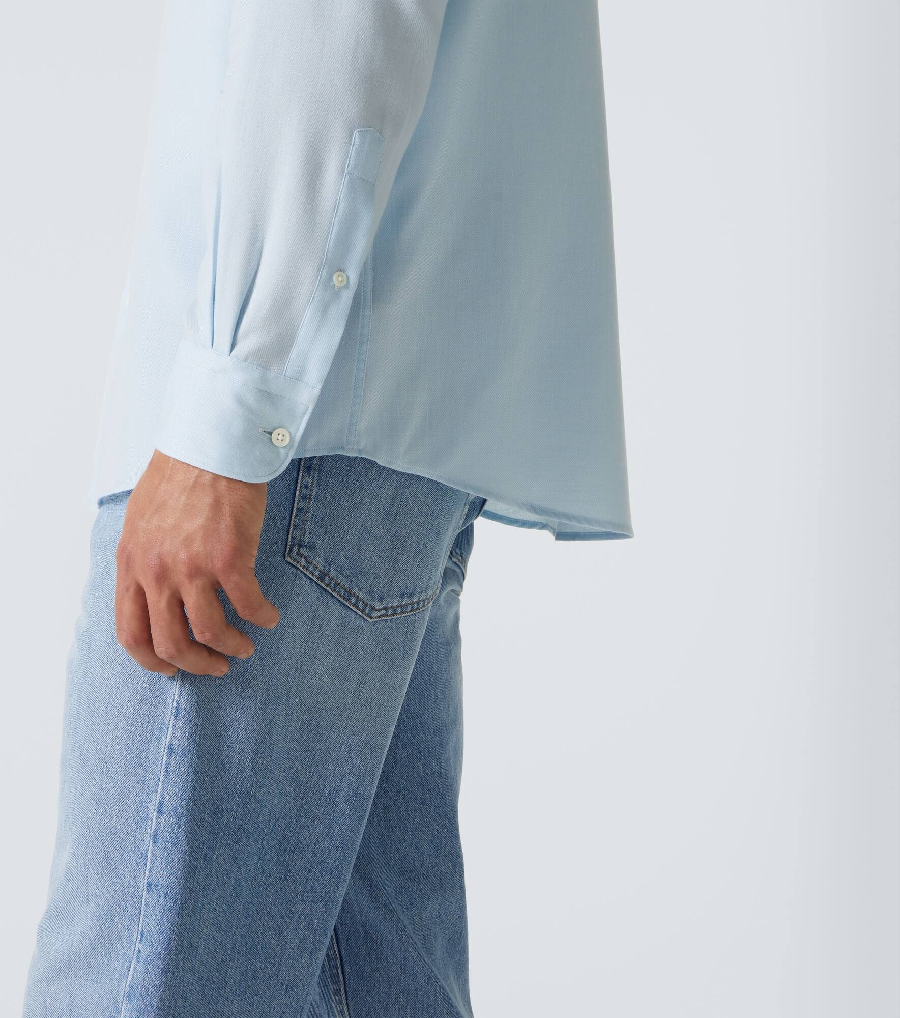 Cotton and cashmere shirt - 6