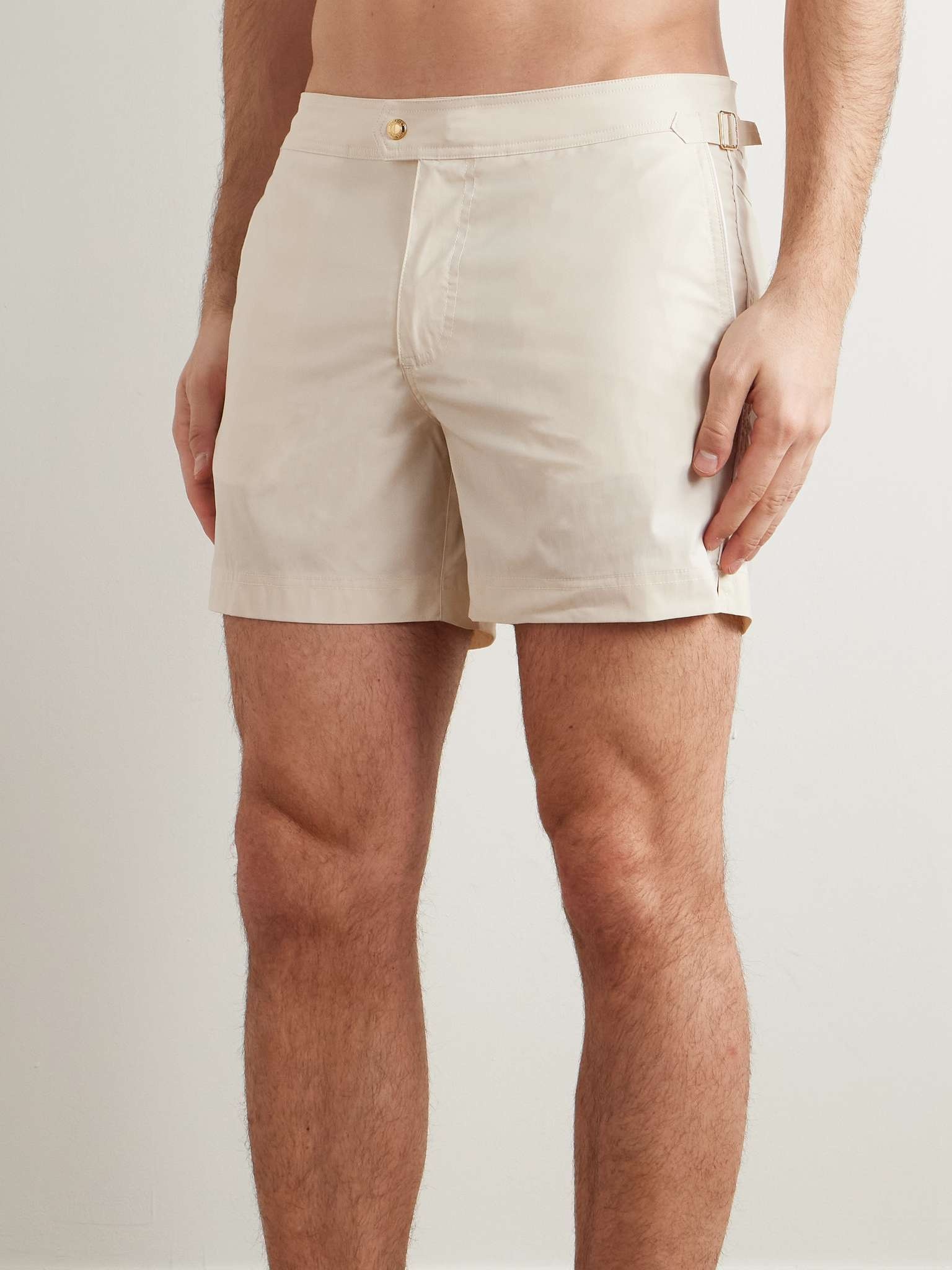 Straight-Leg Mid-Length Swim Shorts - 2
