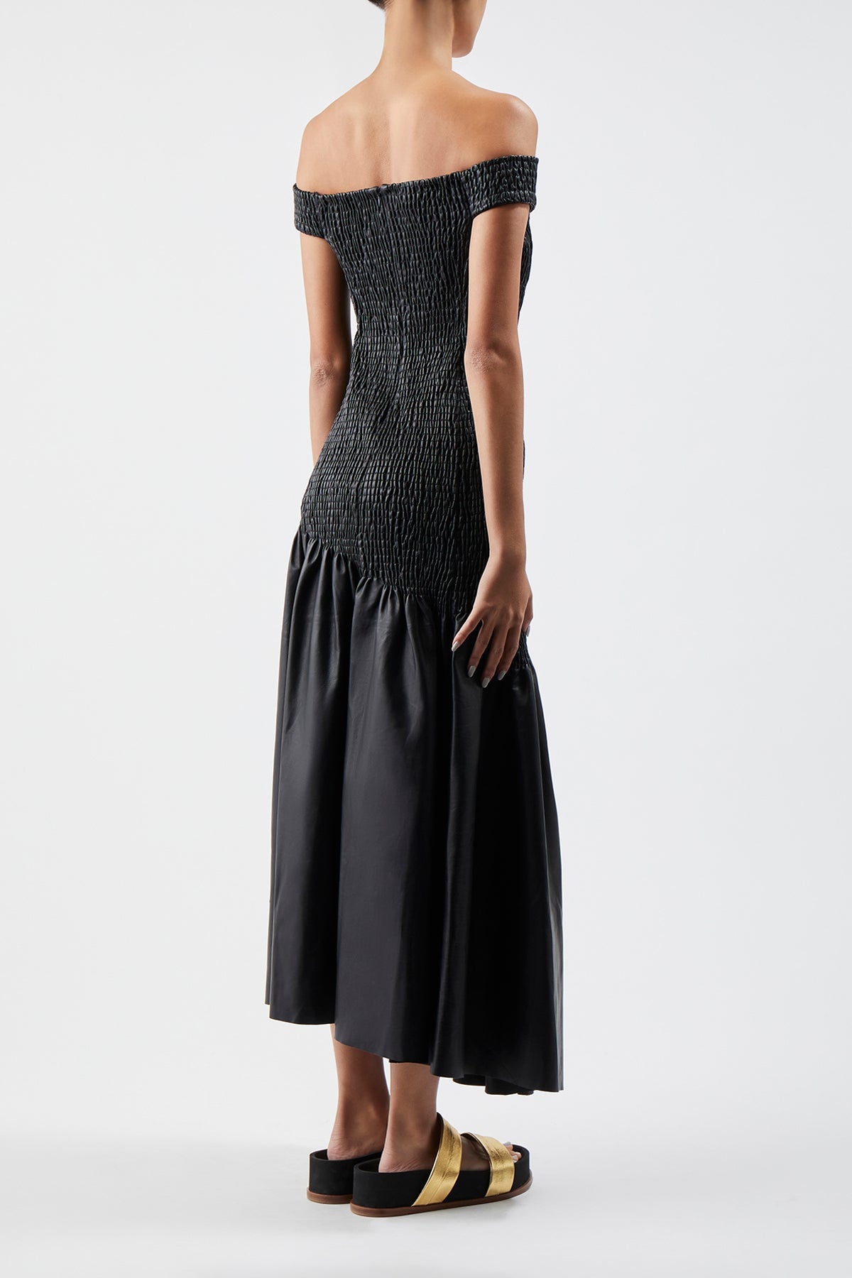 Veloso Dress in Leather - 4