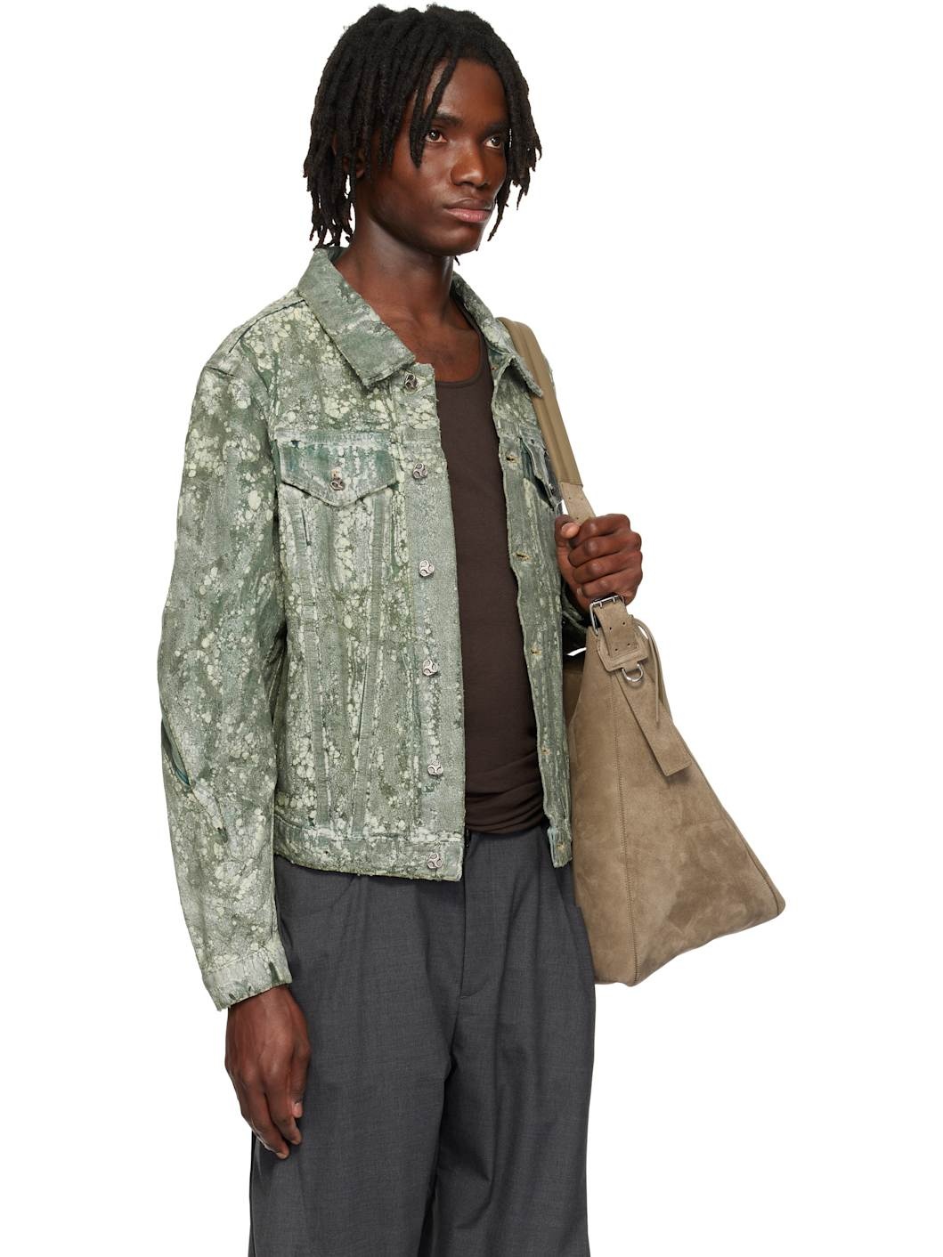 Green Terrarium Denim Jacket - 2