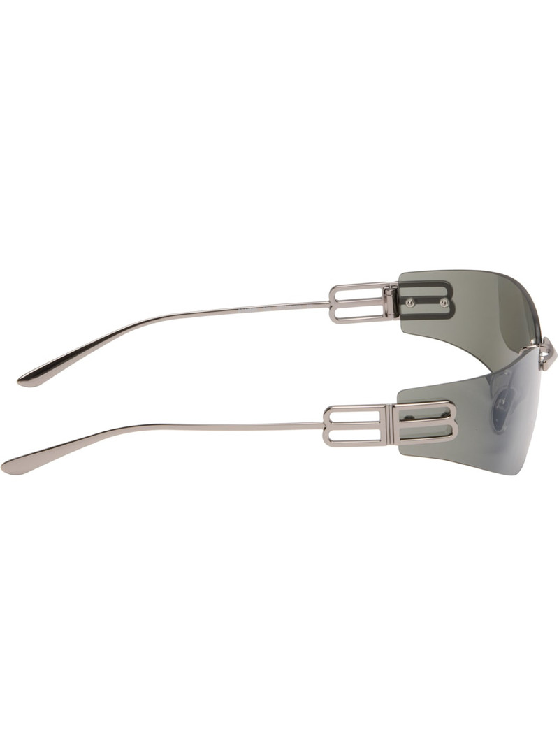 BALENCIAGA Silver Gossip D-Frame Sunglasses outlook