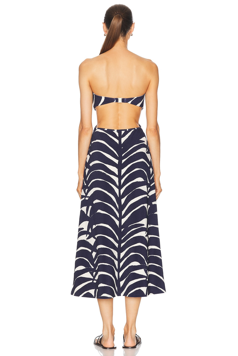 Ocean Layers Ankle Dress - 3