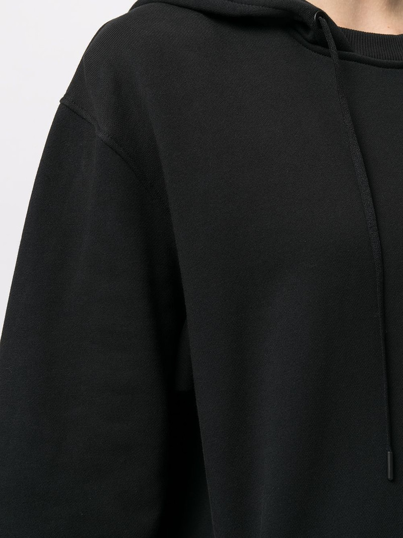 drawstring-hood sweatshirt dress 5