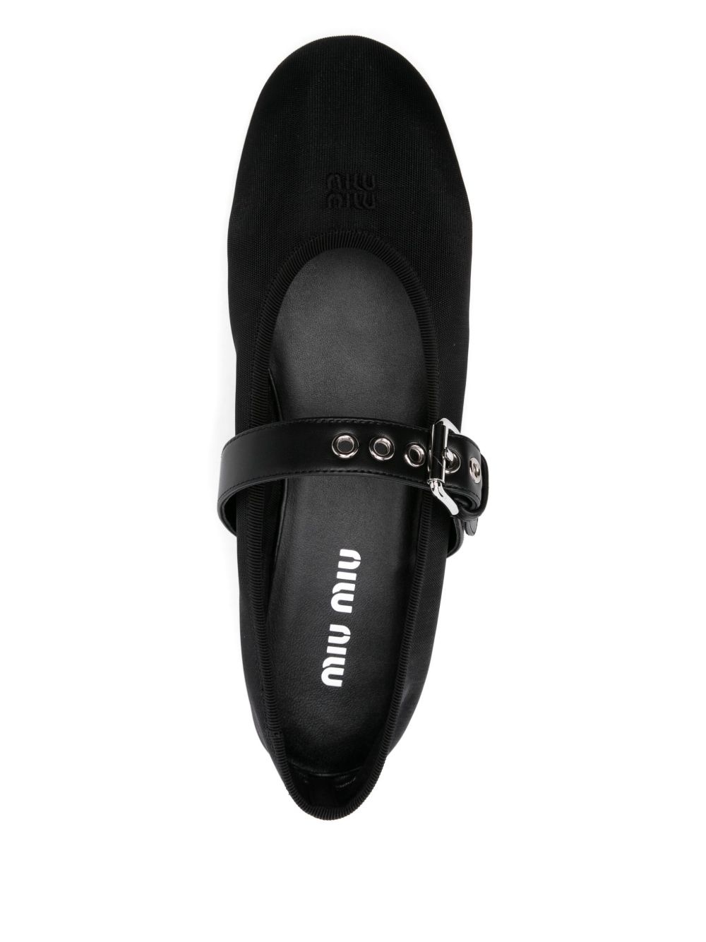 MIU MIU STRAP BALLET - 4
