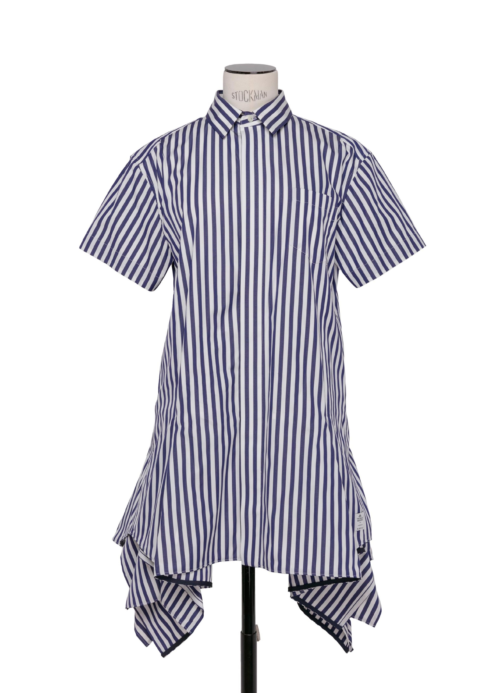 sacai Thomas Mason Cotton Poplin Dress | REVERSIBLE