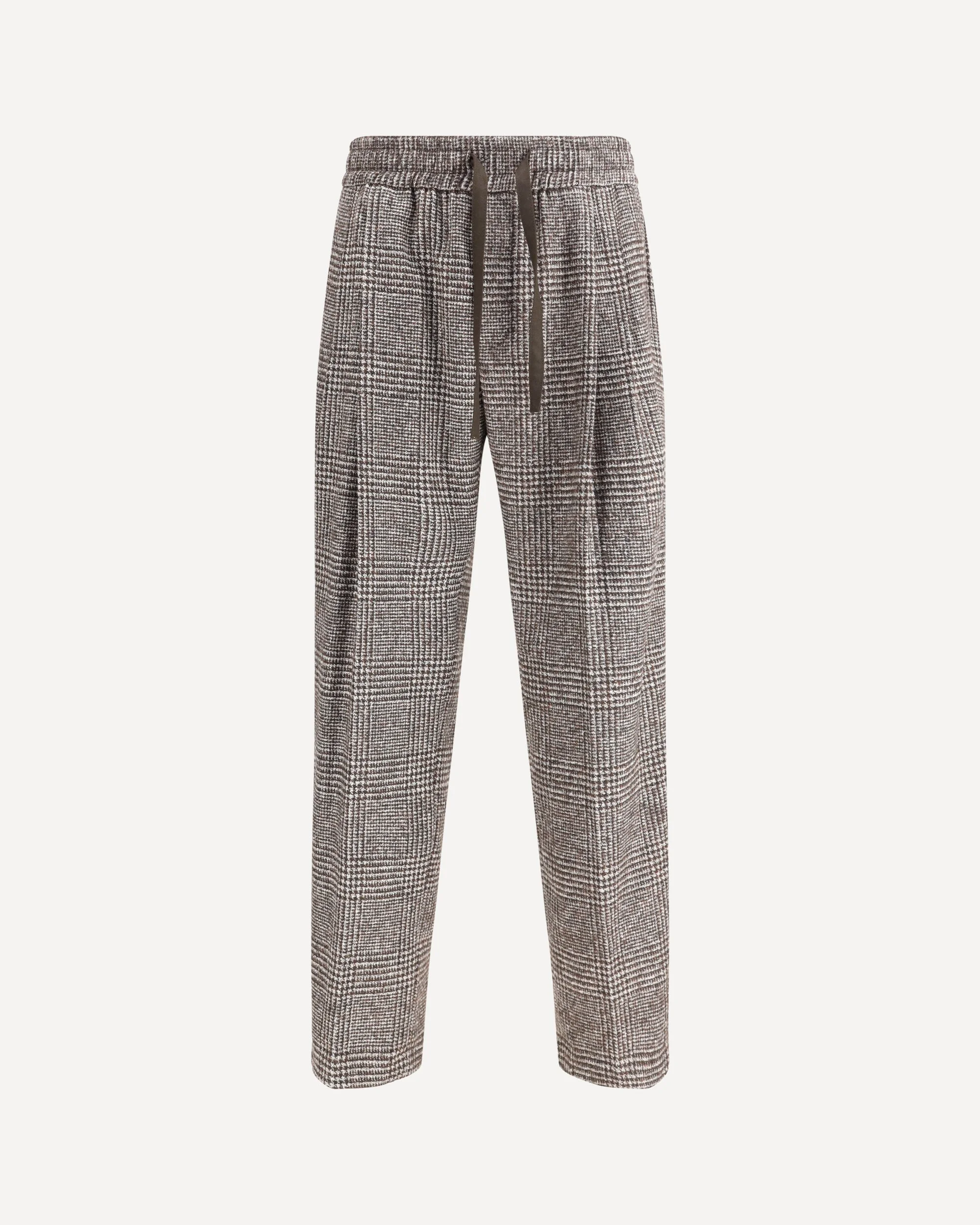 Jogging Trousers in Wool and Alpaca - 1