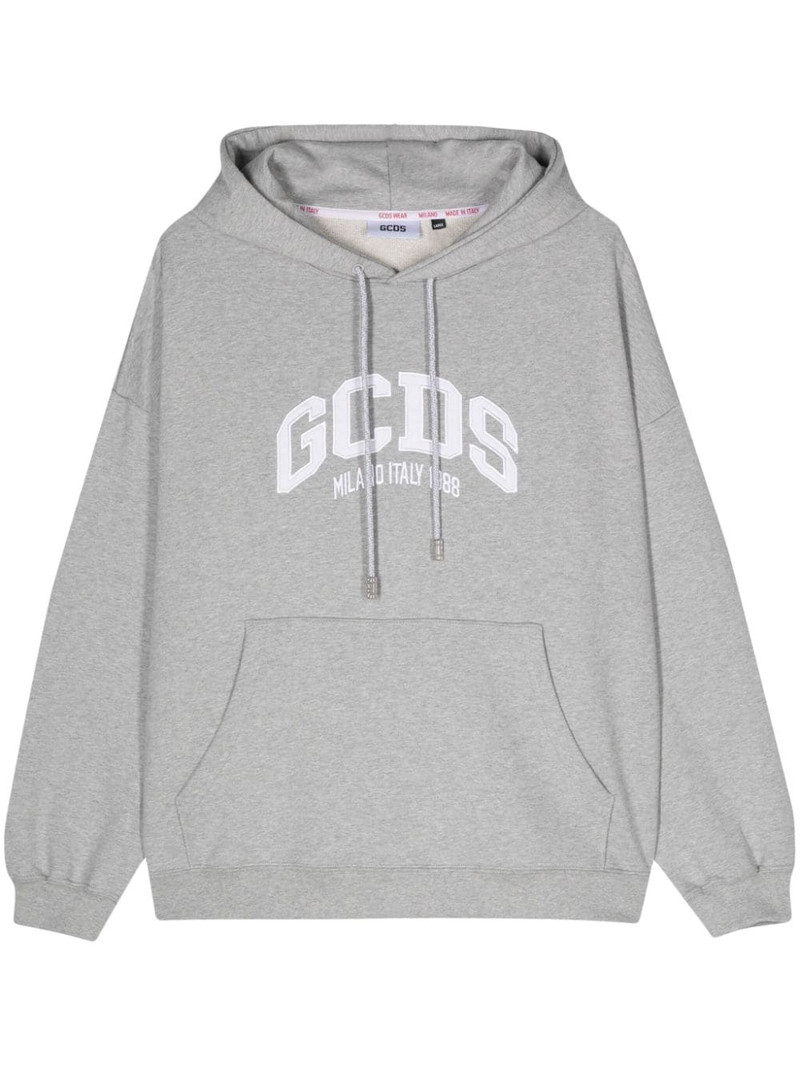 appliquÃ©-logo cotton hoodie 1