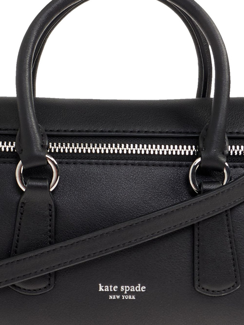 Bond zip-fastening leather tote bag 6