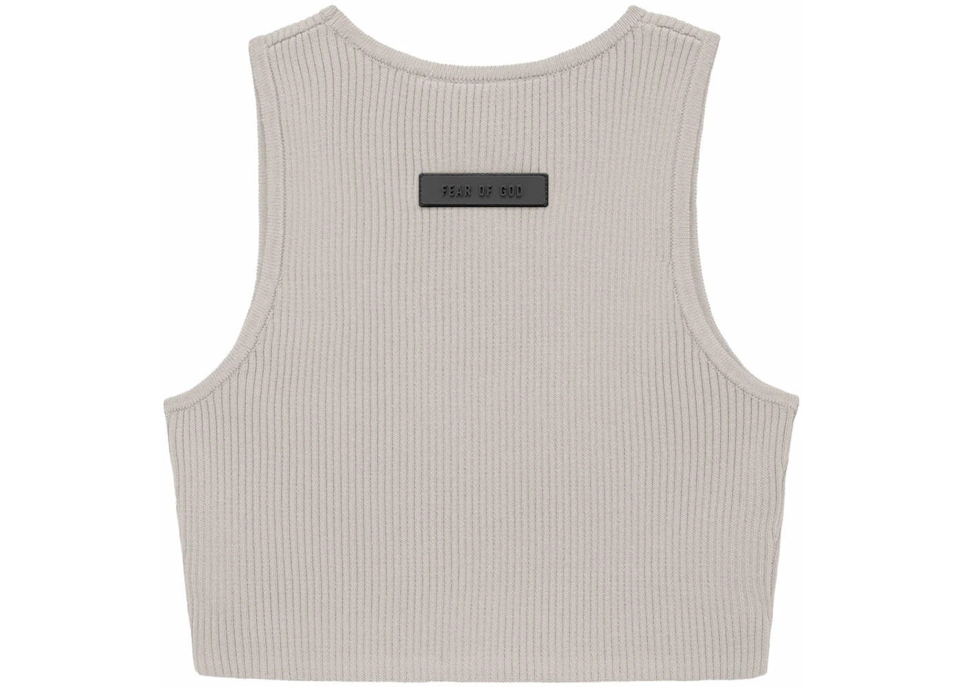 Fear of God Essentials Women's Sport Tank Silver Cloud - 2