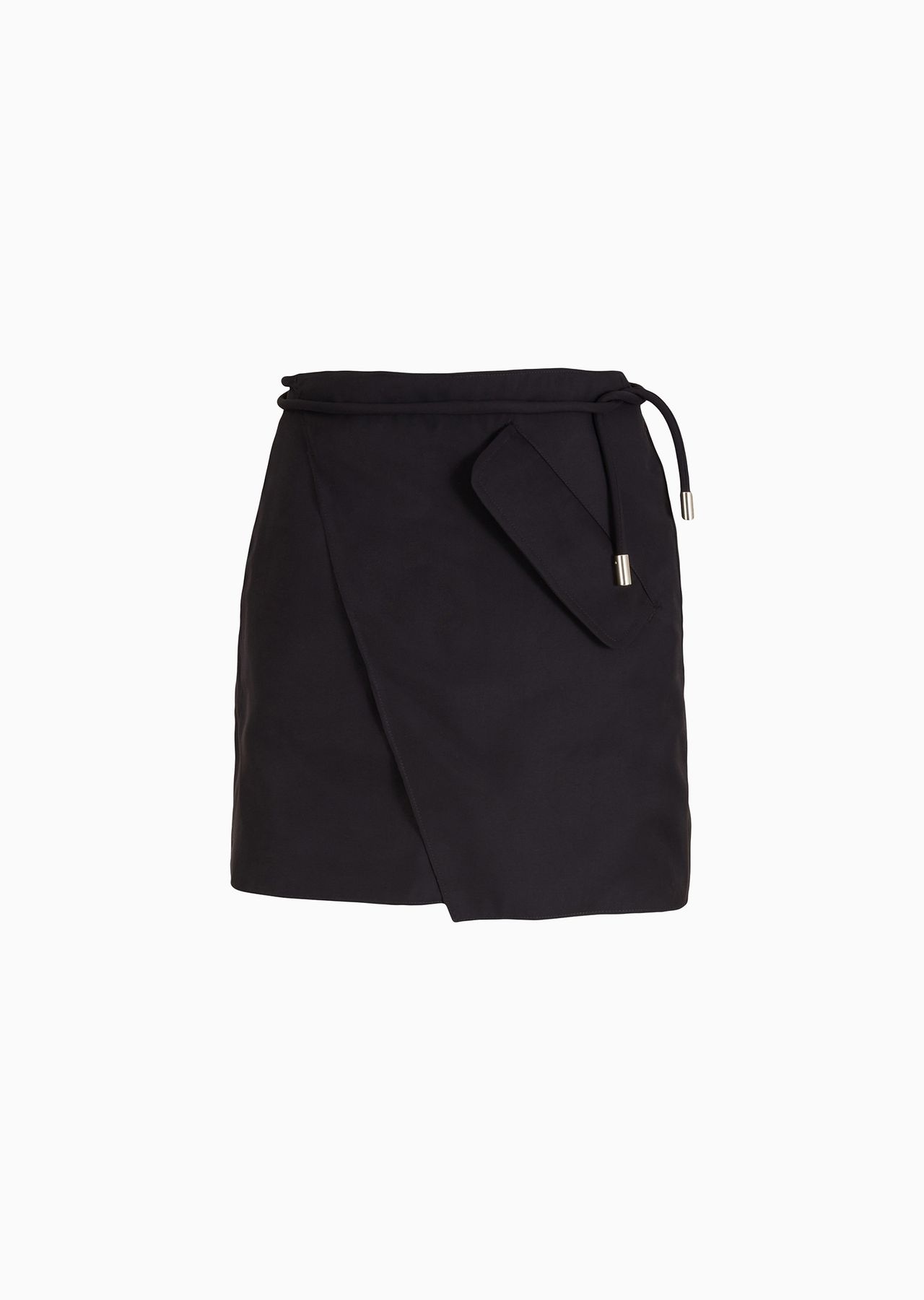Emporio Armani Sustainability Values Capsule Collection recycled modal drawstring skirt - 1
