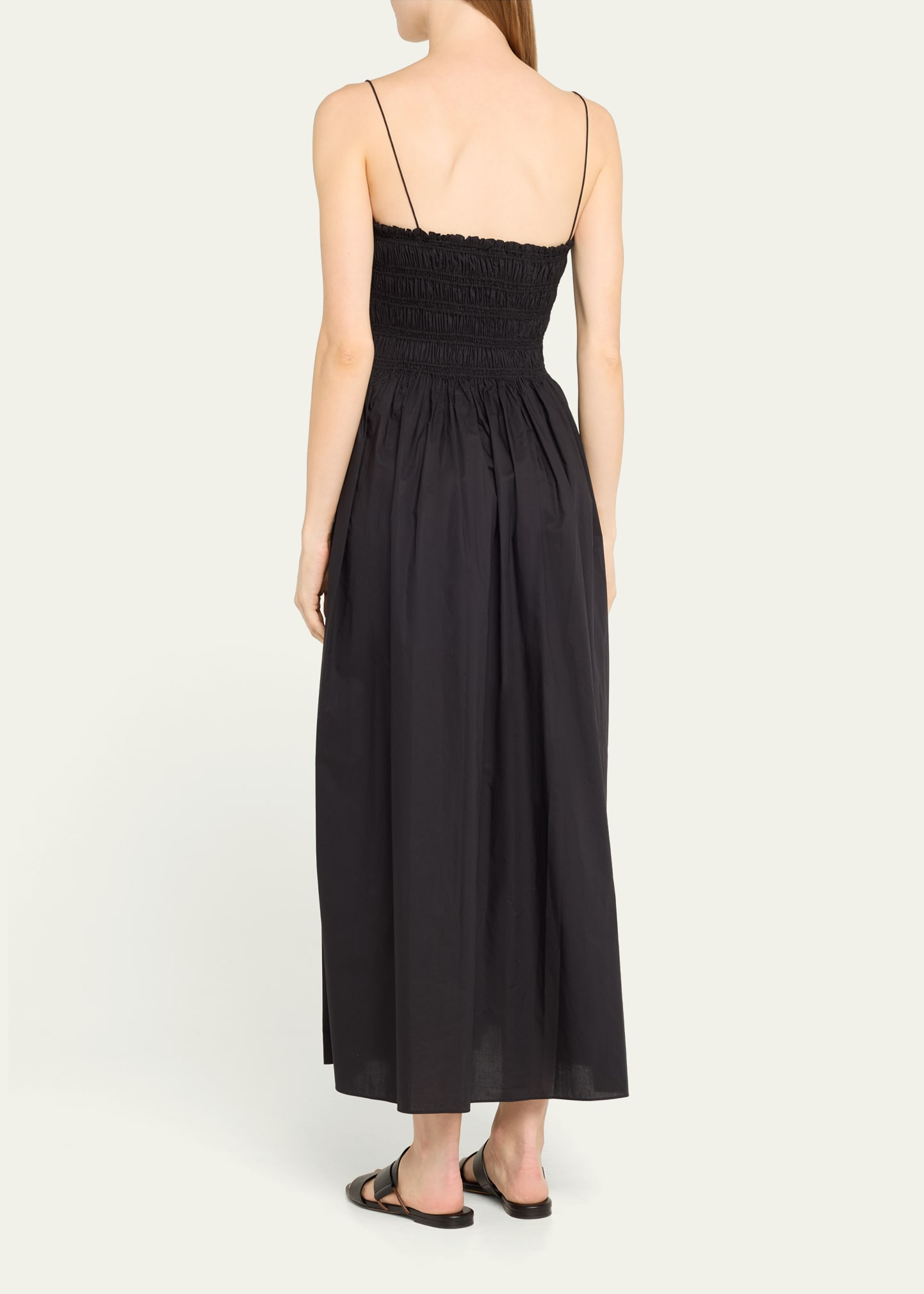 Shirred Bodice Maxi Dress - 3