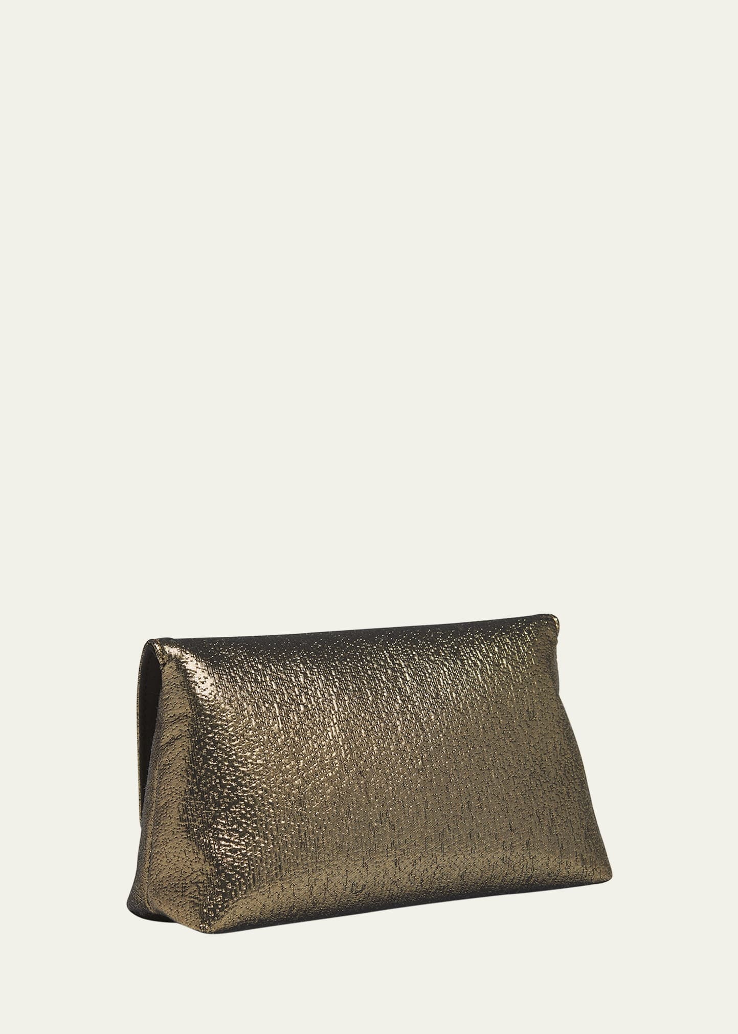 Nobile Mini Clutch Bag in Laminated Fabric - 3