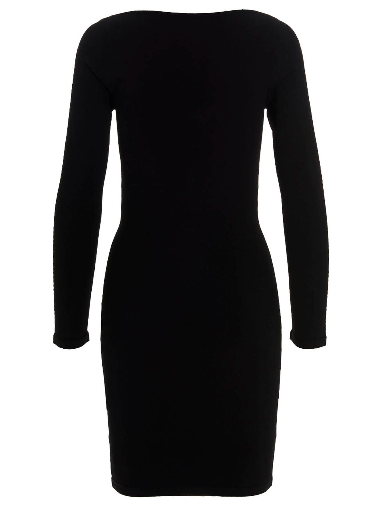 ワンピース DSQUARED2 Ribbed viscose dress Black  S75CV0598S18170 DSQUARED2 Dsquared2 Ribbed Viscose Dress | balardi | REVERSIBLE